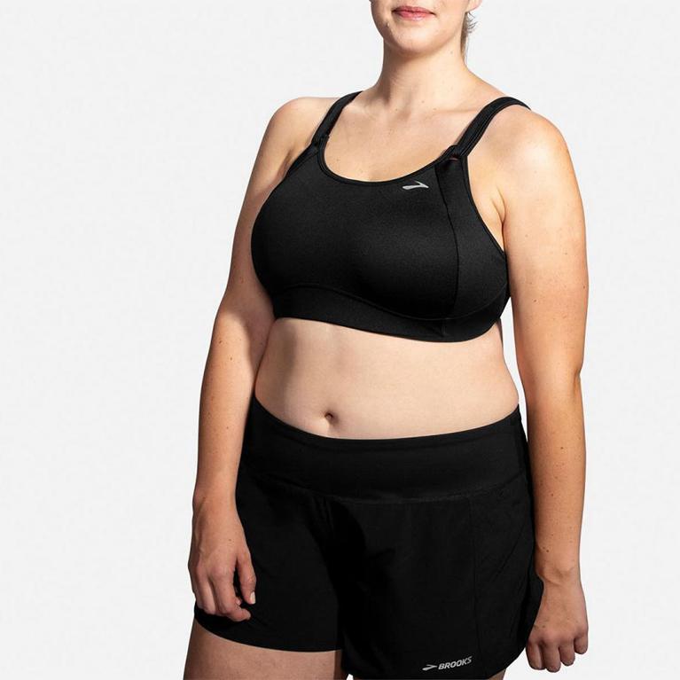 Brooks FIONA SPORTS Running Bra Womens Outlet - Grey (HQI539620)